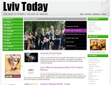 Tablet Screenshot of lvivtoday.com.ua